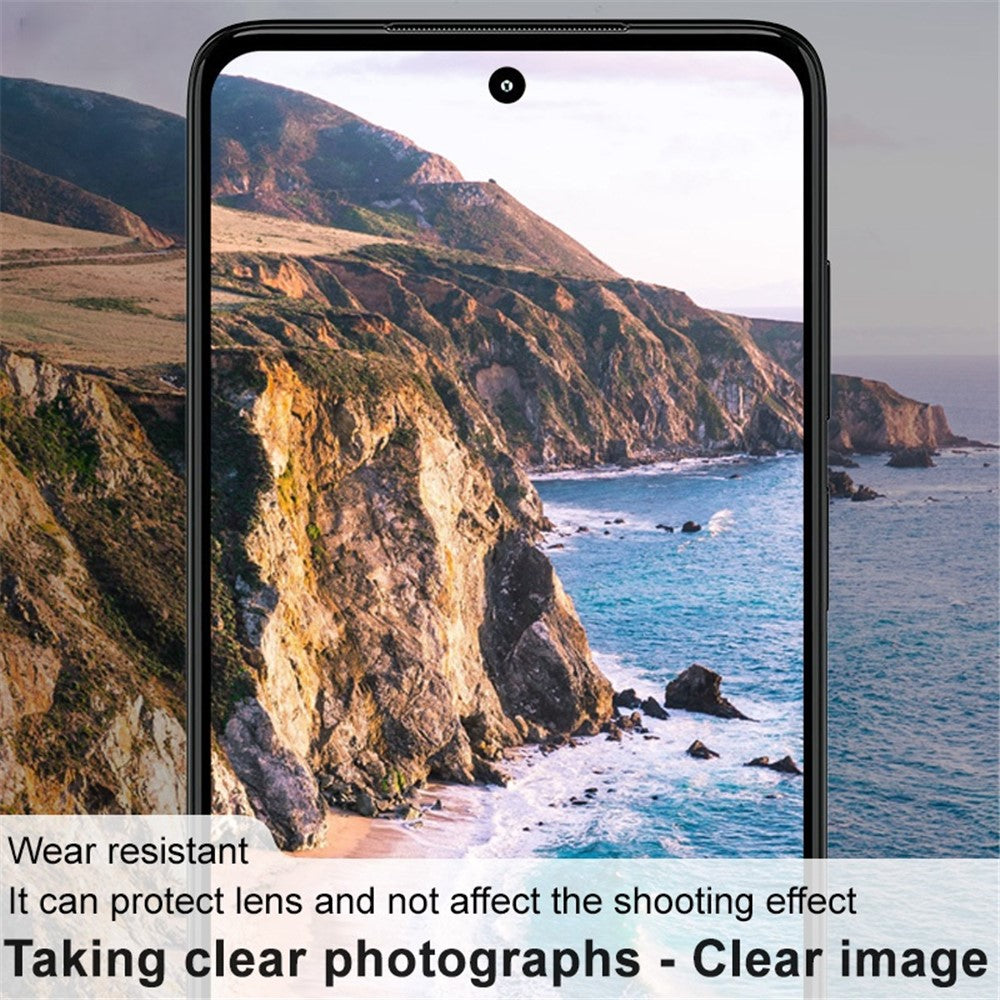 Tempered Glass Camera Lens Protector with Acrylic Lens Cap IMAK For Motorola Moto G82 5G