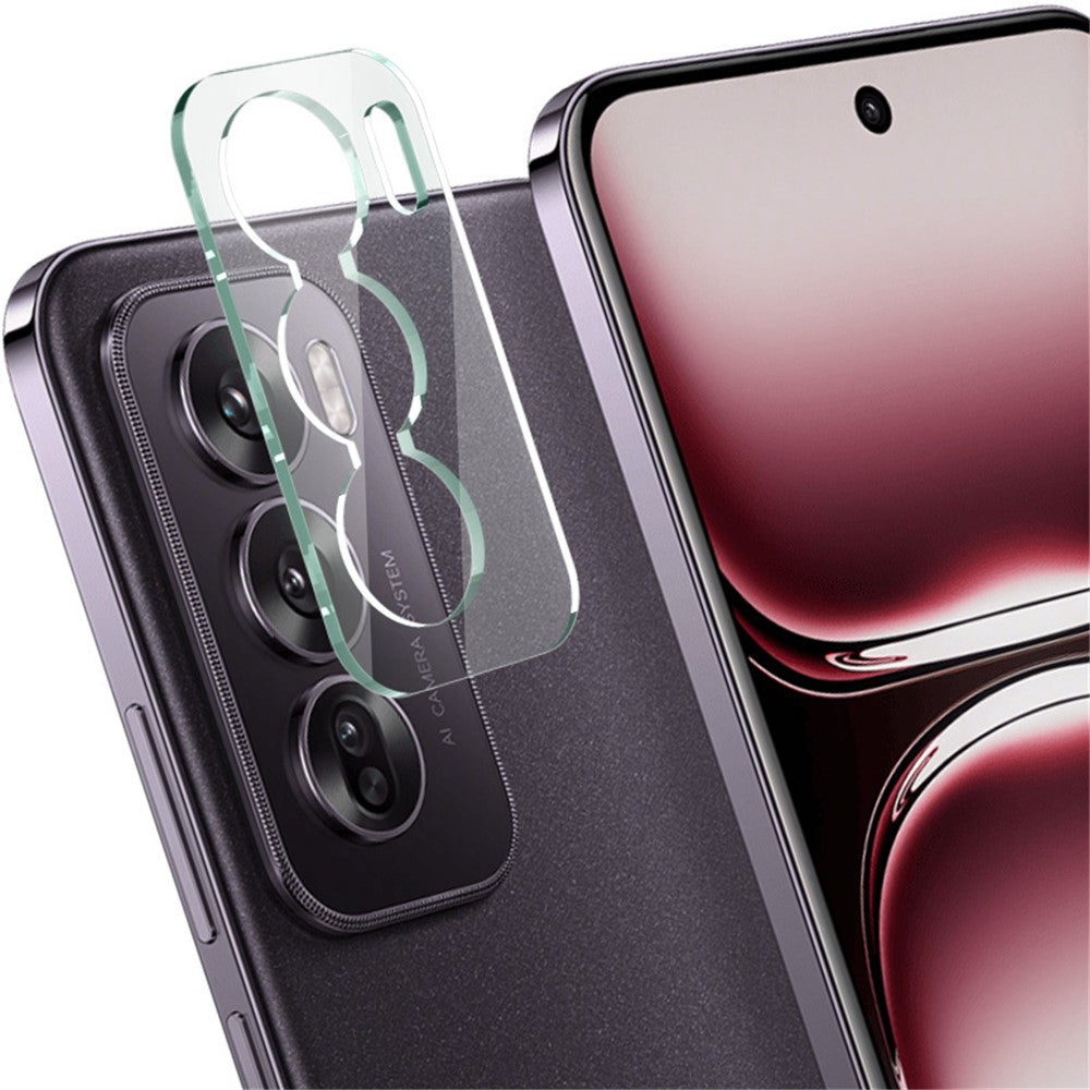 Tempered Glass Camera Lens Film+Acrylic Lens Cap IMAK For Oppo Reno12 5G (Global)