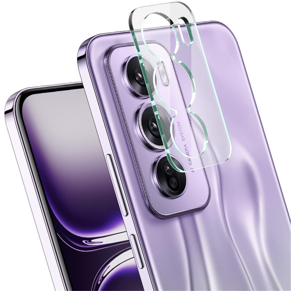 Tempered Glass Camera Lens Film+Acrylic Lens Cap IMAK For Oppo Reno12 Pro 5G (Global)