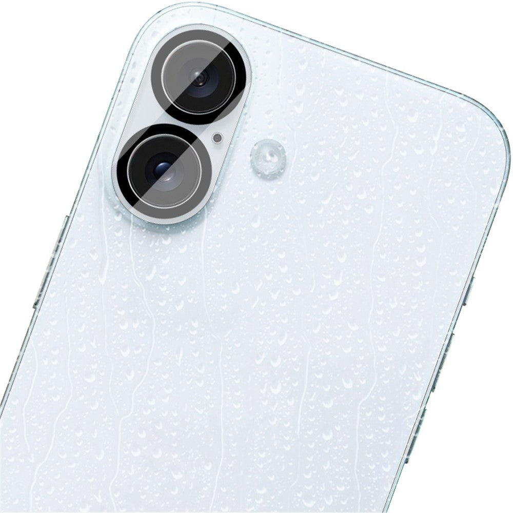 Tempered Glass HD Camera Lens Film + Acrylic Lens Cap IMAK For iPhone 16 / 16 Plus