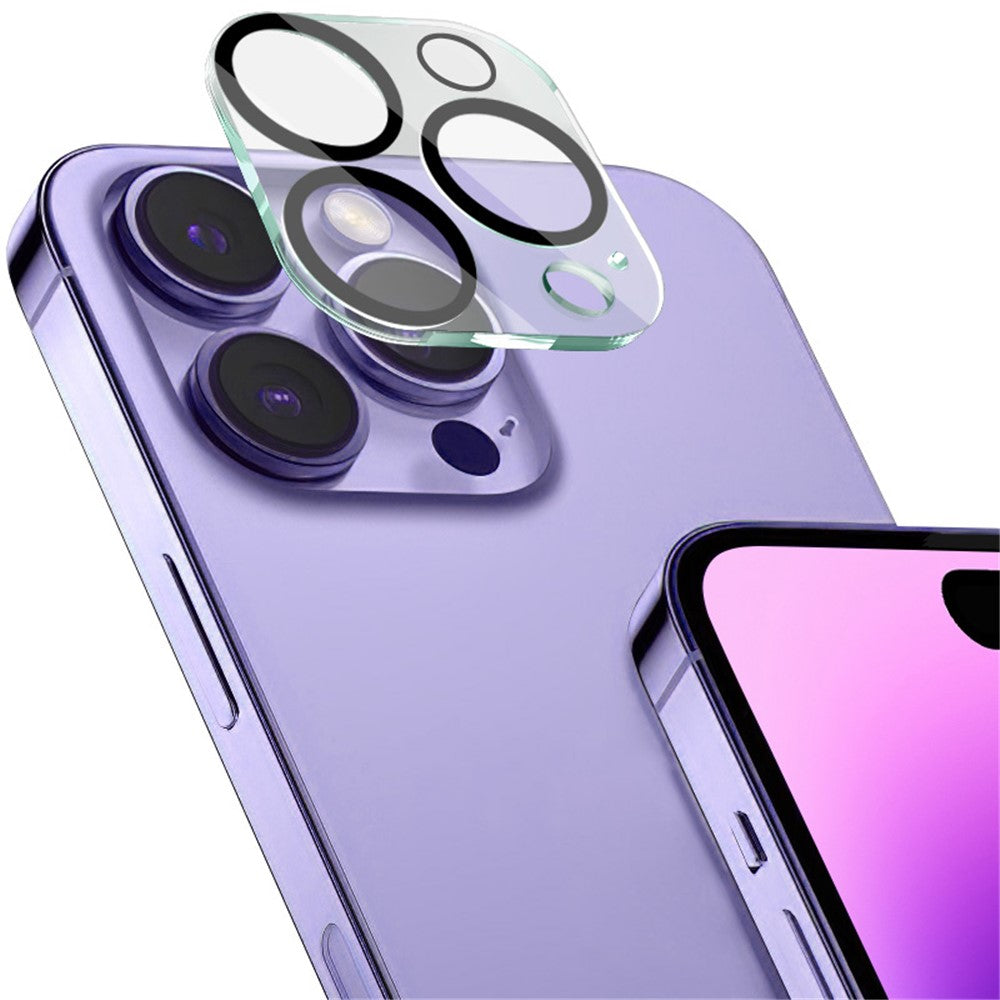 Tempered Glass Camera Lens Film+Acrylic Lens Cap IMAK For iPhone 16 Pro / 16 Pro Max