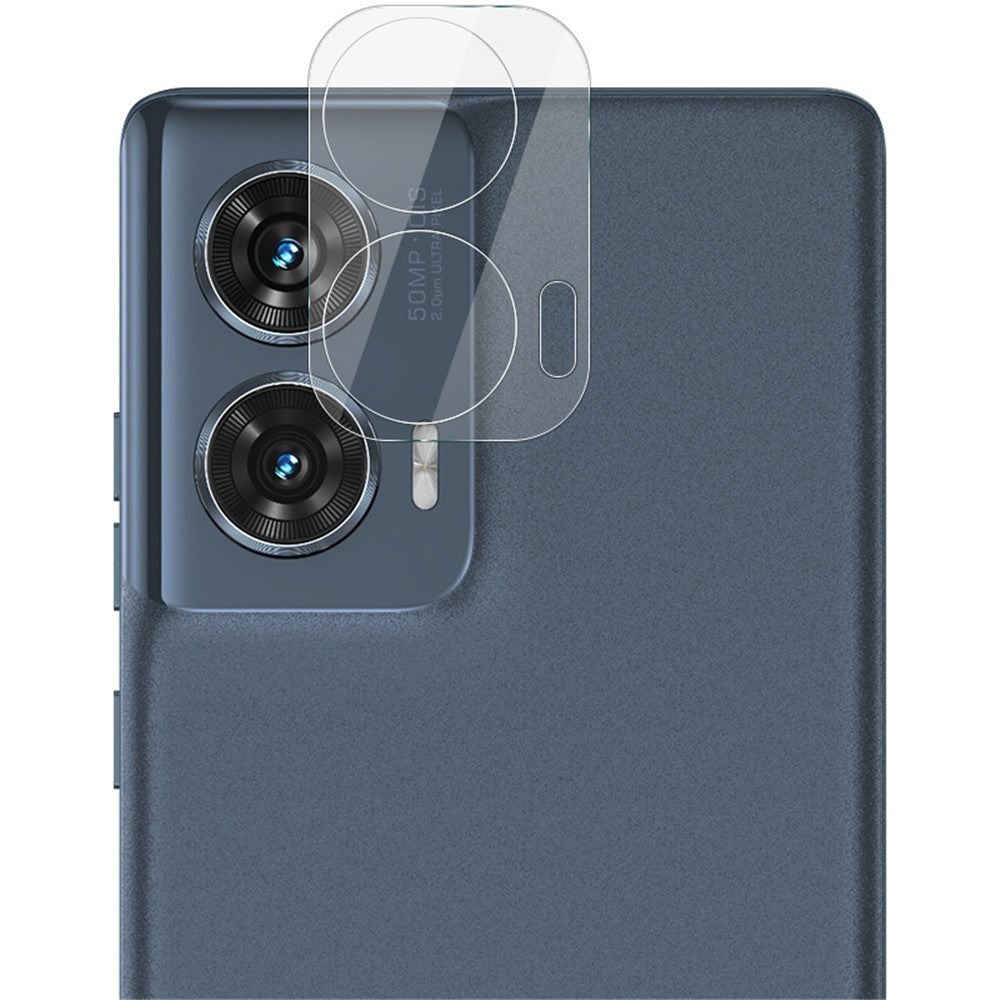 Tempered Glass Camera Lens Film+Acrylic Lens Cap IMAK For Motorola Edge 50 Fusion 5G