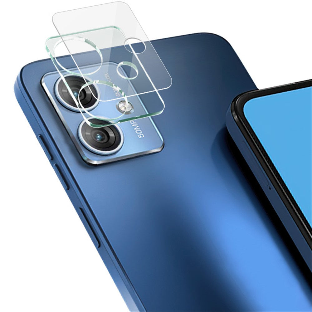 Tempered Glass Camera Lens Protector with Acrylic Lens Cap IMAK For Motorola Moto G64 5G