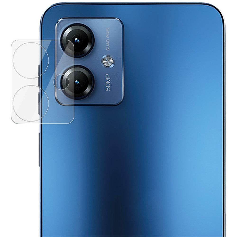 Tempered Glass Camera Lens Protector with Acrylic Lens Cap IMAK For Motorola Moto G64 5G
