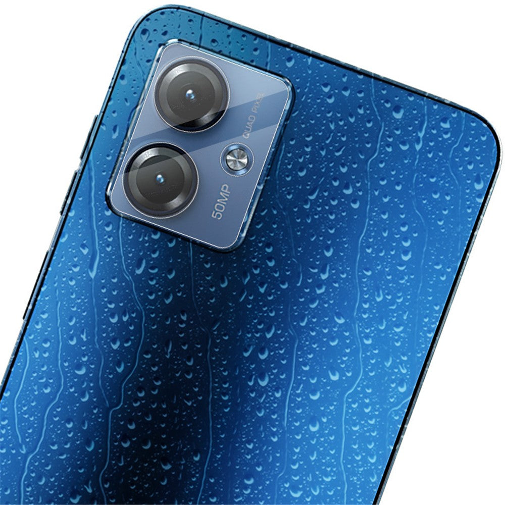 Tempered Glass Camera Lens Protector with Acrylic Lens Cap IMAK For Motorola Moto G64 5G