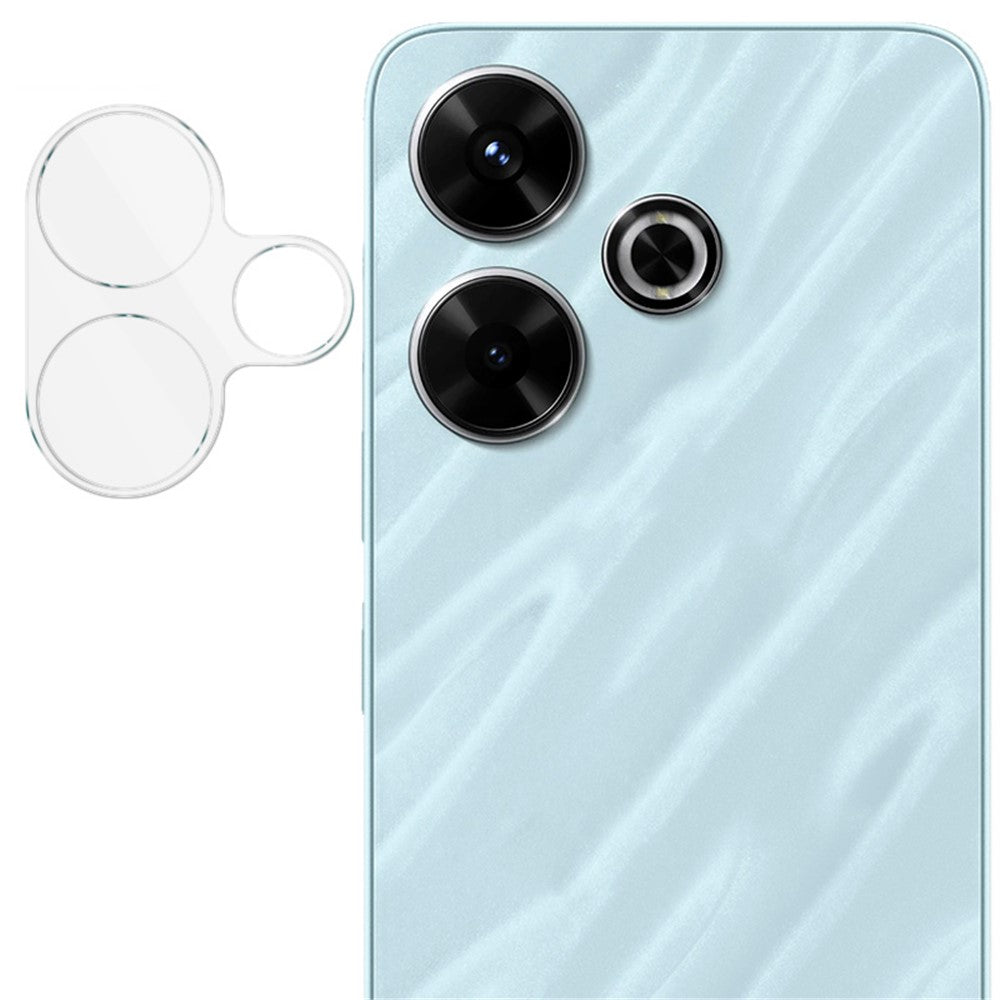 Tempered Glass Camera Lens Film+Acrylic Lens Cap IMAK For Xiaomi Redmi 13 5G / 13 4G / Note 13R 5G / Poco M6 4G