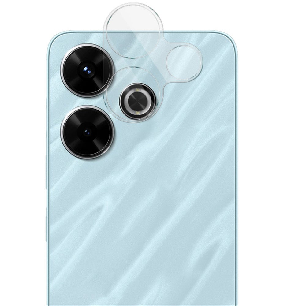 Tempered Glass Camera Lens Film+Acrylic Lens Cap IMAK For Xiaomi Redmi 13 5G / 13 4G / Note 13R 5G / Poco M6 4G