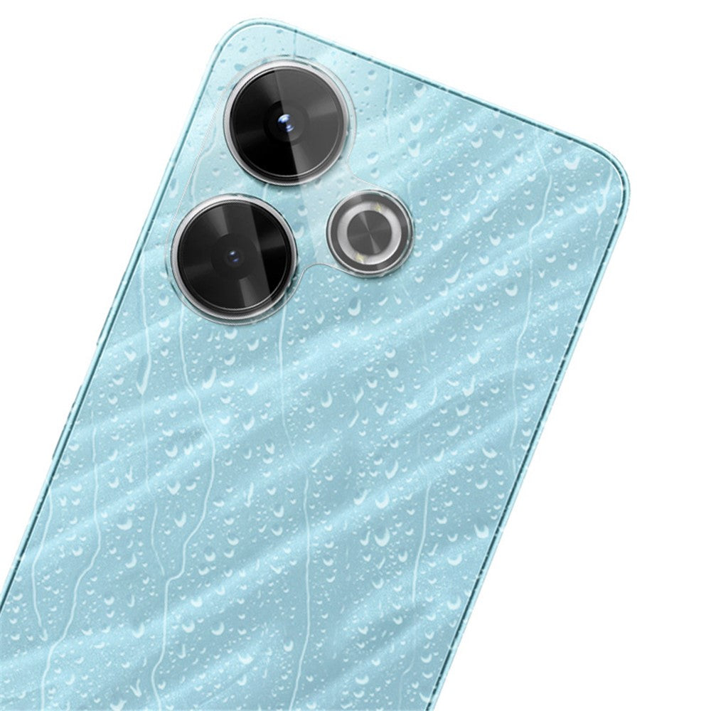 Tempered Glass Camera Lens Film+Acrylic Lens Cap IMAK For Xiaomi Redmi 13 5G / 13 4G / Note 13R 5G / Poco M6 4G