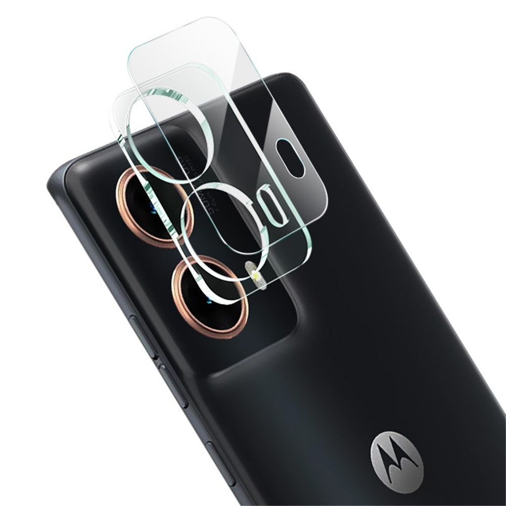 Tempered Glass Camera Lens Protector with Acrylic Lens Cap IMAK For Motorola Moto G85 5G / S50 Neo 5G