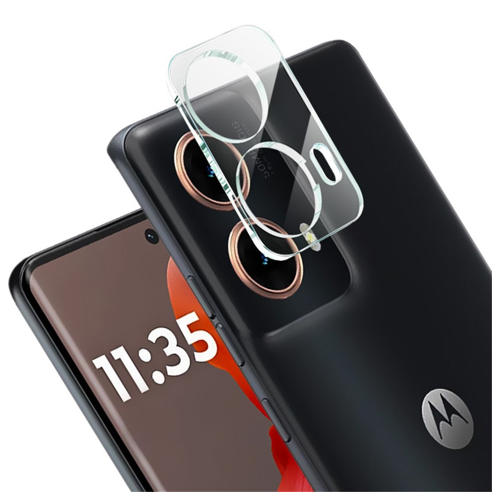 Tempered Glass Camera Lens Protector with Acrylic Lens Cap IMAK For Motorola Moto G85 5G / S50 Neo 5G