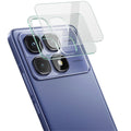 Tempered Glass Camera Lens Film+Acrylic Lens Cap IMAK For Xiaomi Redmi K70 Ultra