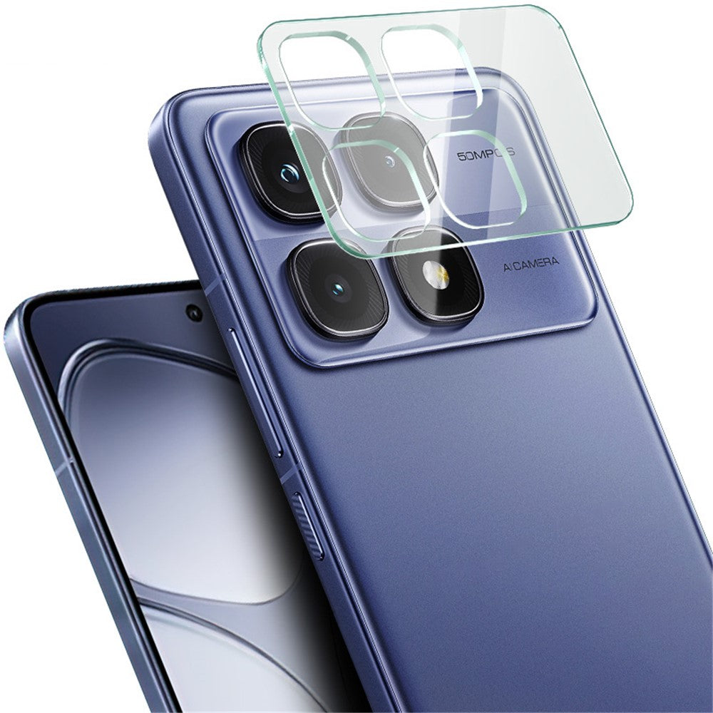 Tempered Glass Camera Lens Film+Acrylic Lens Cap IMAK For Xiaomi Redmi K70 Ultra