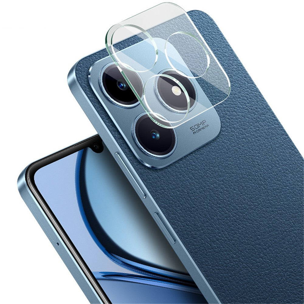 Tempered Glass HD Camera Lens Film + Acrylic Lens Cap IMAK For Realme C63 4G