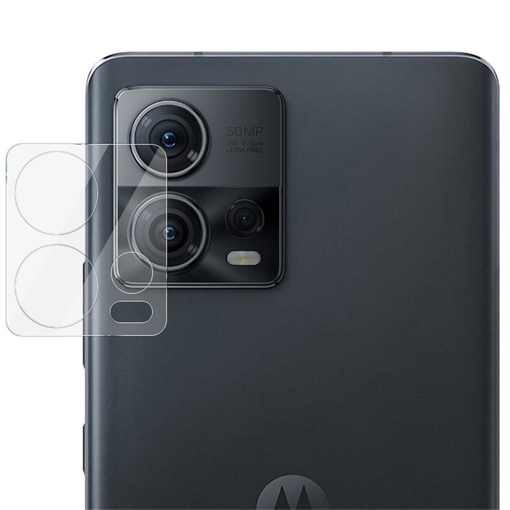 Tempered Glass Camera Lens Protector with Acrylic Lens Cap IMAK For Motorola Moto S30 Pro 5G / Edge 30 Fusion 5G