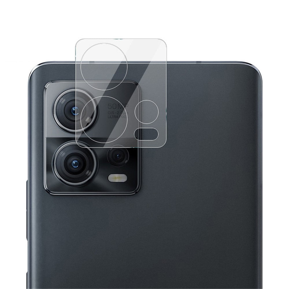 Tempered Glass Camera Lens Protector with Acrylic Lens Cap IMAK For Motorola Moto S30 Pro 5G / Edge 30 Fusion 5G