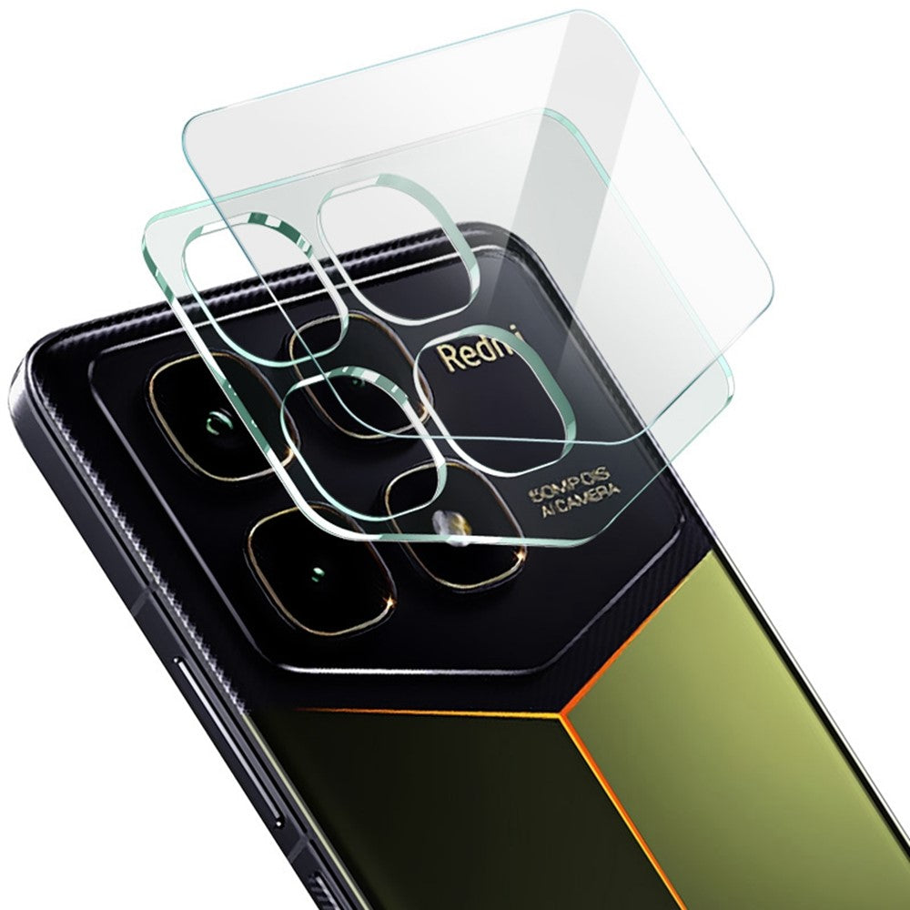 Tempered Glass Camera Lens Protector + Acrylic Lens Cap IMAK For Xiaomi Redmi K70 Ultra Champion Edition