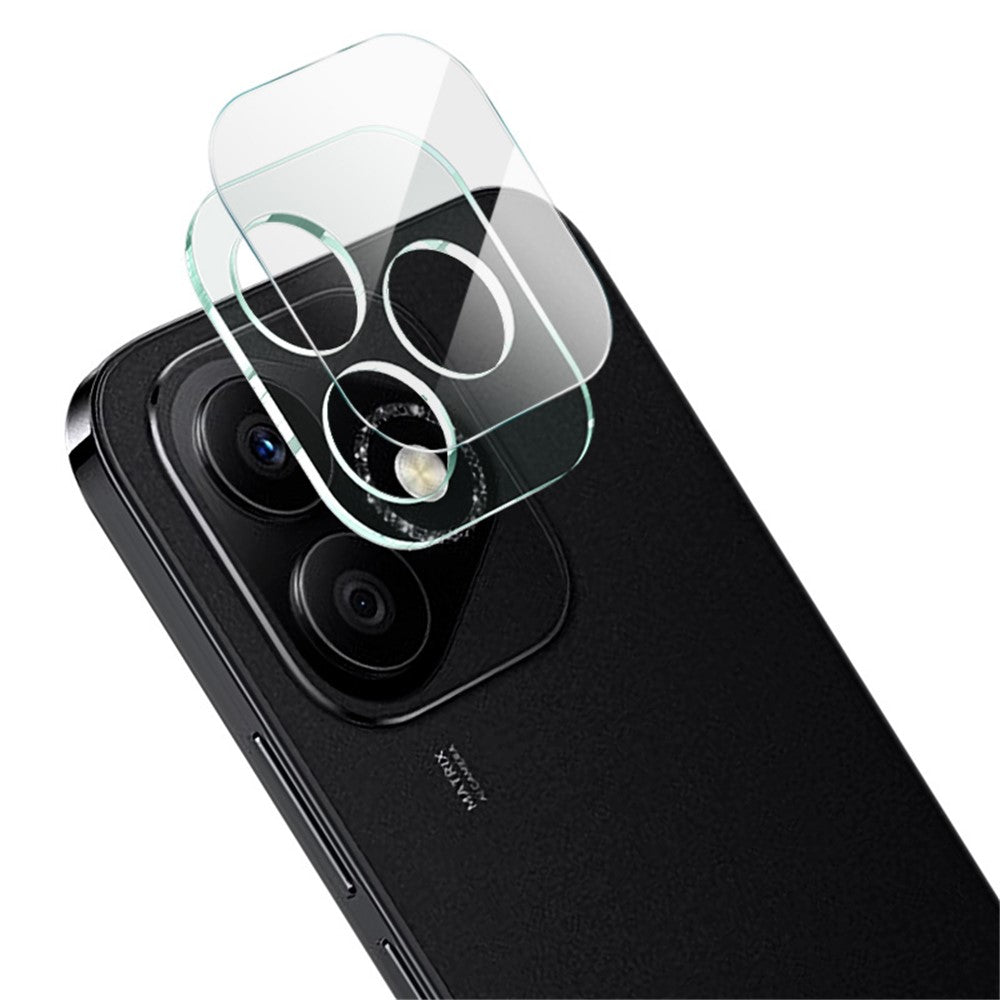 Tempered Glass HD Camera Lens Film + Acrylic Lens Cap IMAK For Honor X60i 5G