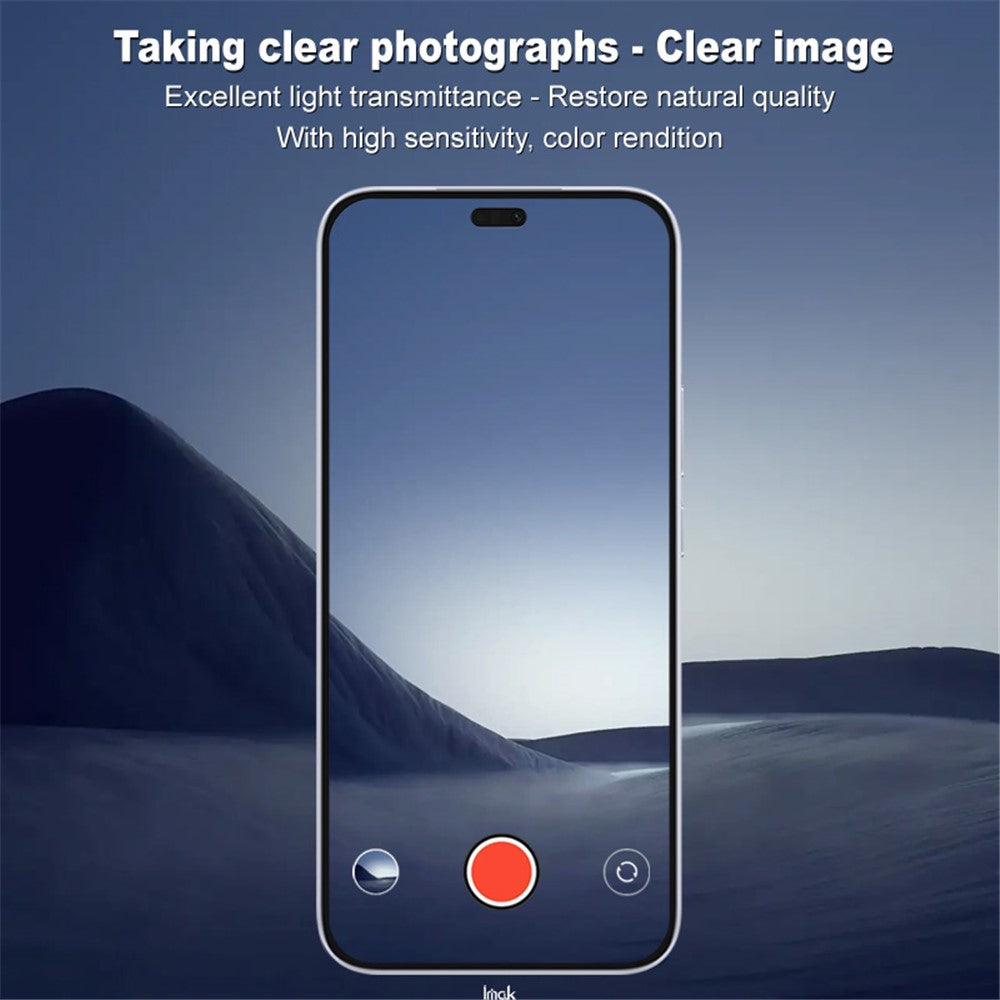 Tempered Glass HD Camera Lens Film + Acrylic Lens Cap IMAK For Honor X60i 5G