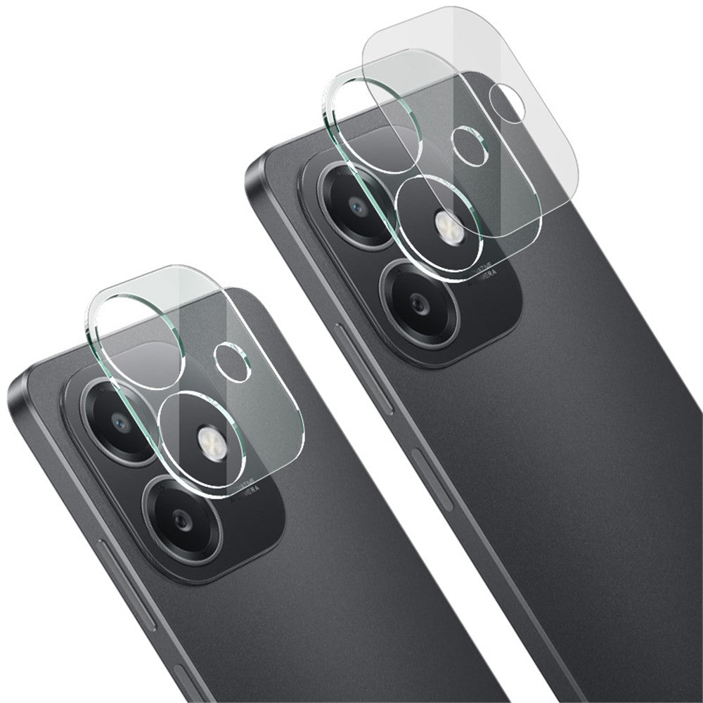 Tempered Glass Camera Lens Film+Acrylic Lens Cap IMAK For Oppo A3x 5G (India)