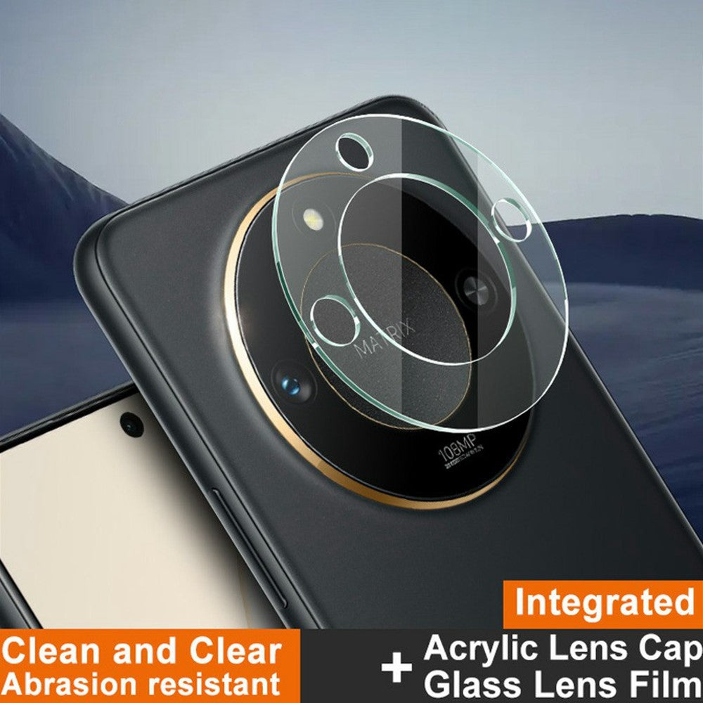 Tempered Glass HD Camera Lens Film + Acrylic Lens Cap IMAK For Honor X60 5G