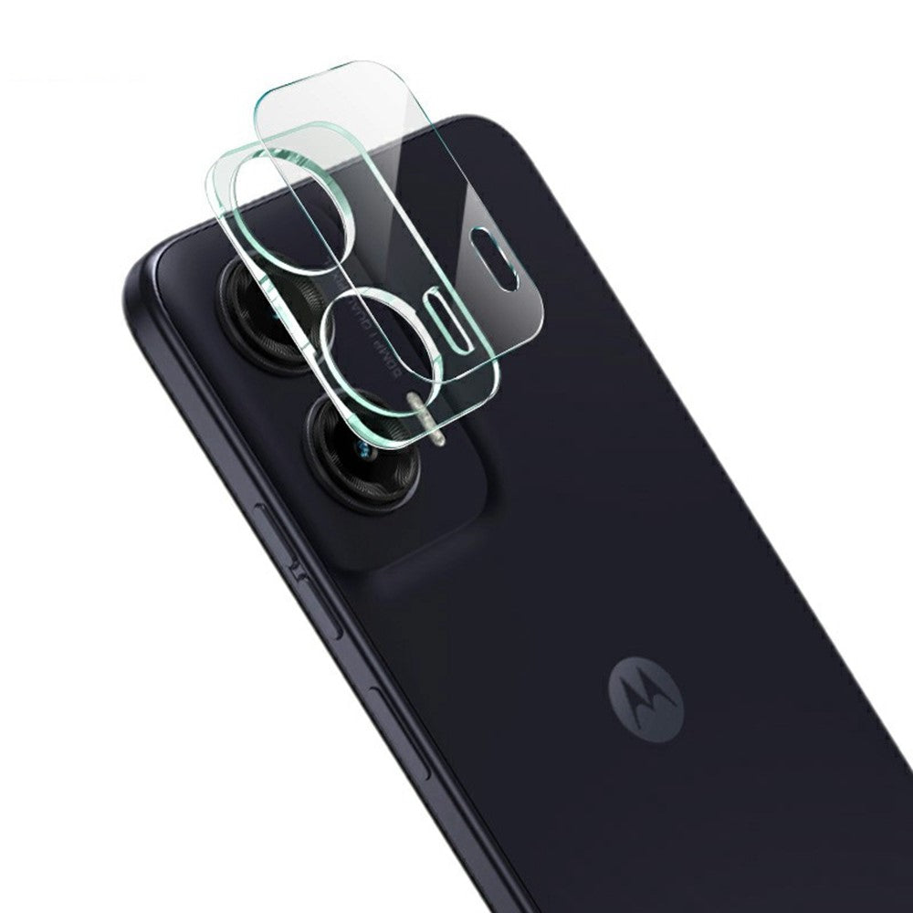 Tempered Glass Camera Lens Protector with Acrylic Lens Cap IMAK For Motorola Moto G35 5G