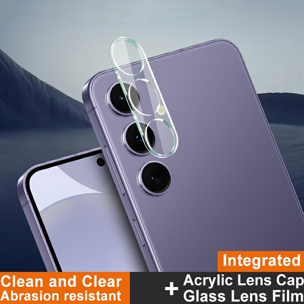 IMAK For Samsung Galaxy S25+ Tempered Glass Camera Lens Protector + Acrylic Lens Cap