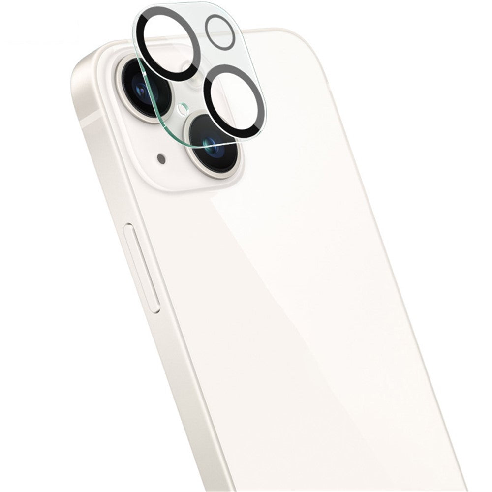 Tempered Glass HD Camera Lens Film + Acrylic Lens Cap IMAK For iPhone 14 / 14 Plus