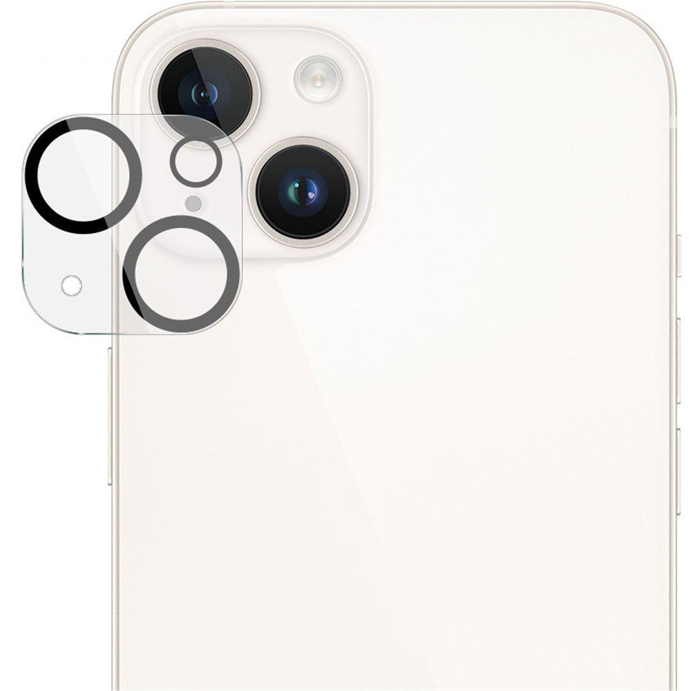 Tempered Glass HD Camera Lens Film + Acrylic Lens Cap IMAK For iPhone 14 / 14 Plus