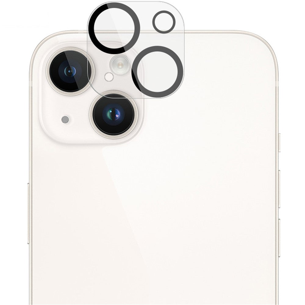 Tempered Glass HD Camera Lens Film + Acrylic Lens Cap IMAK For iPhone 14 / 14 Plus