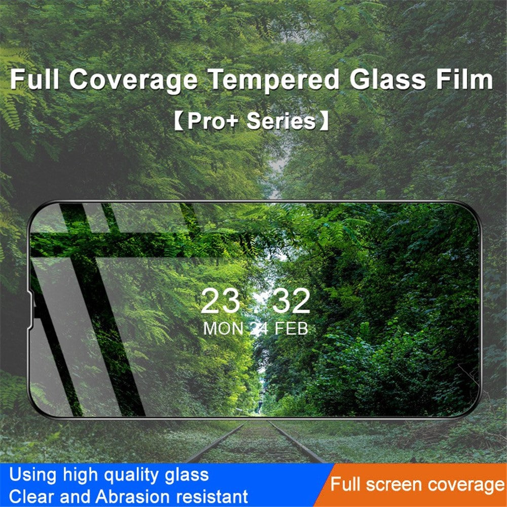 Full Coverage Tempered Glass Screen Protector IMAK Pro+ Series for iPhone 14