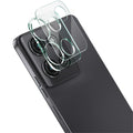 Tempered Glass Camera Lens Protector with Acrylic Lens Cap IMAK For Motorola Moto G75 5G