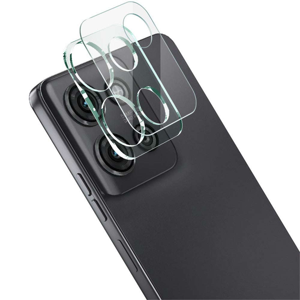Tempered Glass Camera Lens Protector with Acrylic Lens Cap IMAK For Motorola Moto G75 5G
