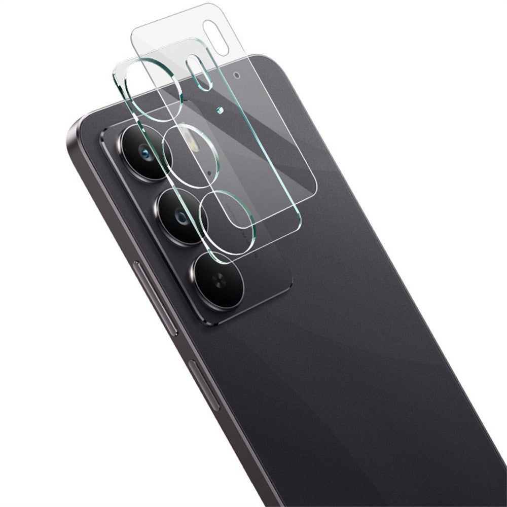Tempered Glass HD Camera Lens Film + Acrylic Lens Cap IMAK For Realme C75 4G