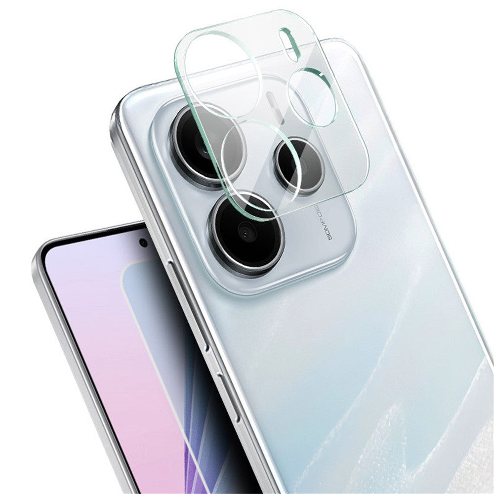 Tempered Glass Camera Lens Protector + Acrylic Lens Cap IMAK For Xiaomi Redmi Note 14 5G