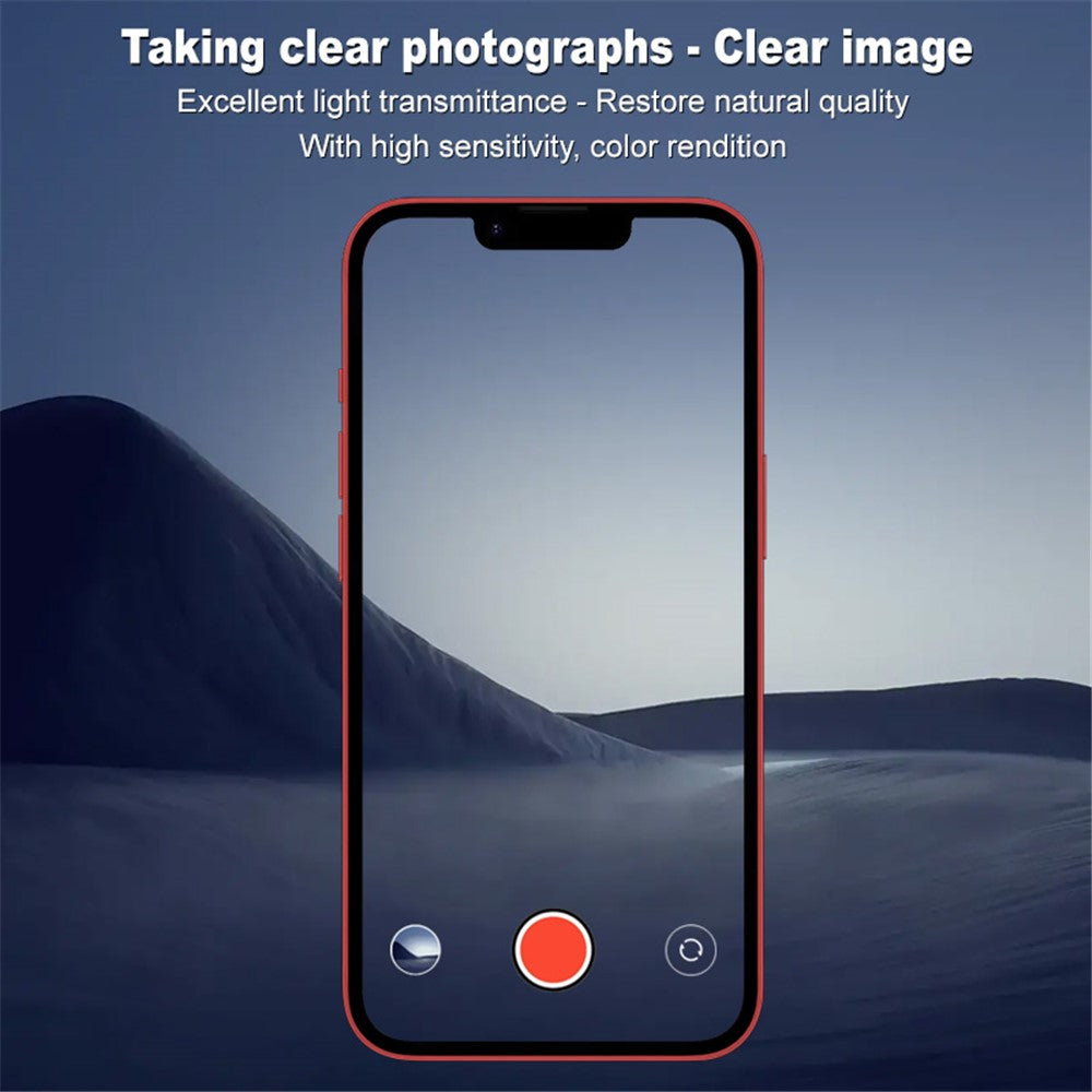 Tempered Glass Camera Lens Film+Acrylic Lens Cap IMAK For iPhone 17e / 16e