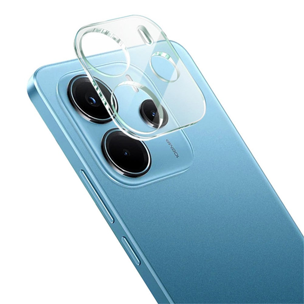 Tempered Glass Camera Lens Protector + Acrylic Lens Cap IMAK For Xiaomi Redmi Note 14 4G (163.25mm)