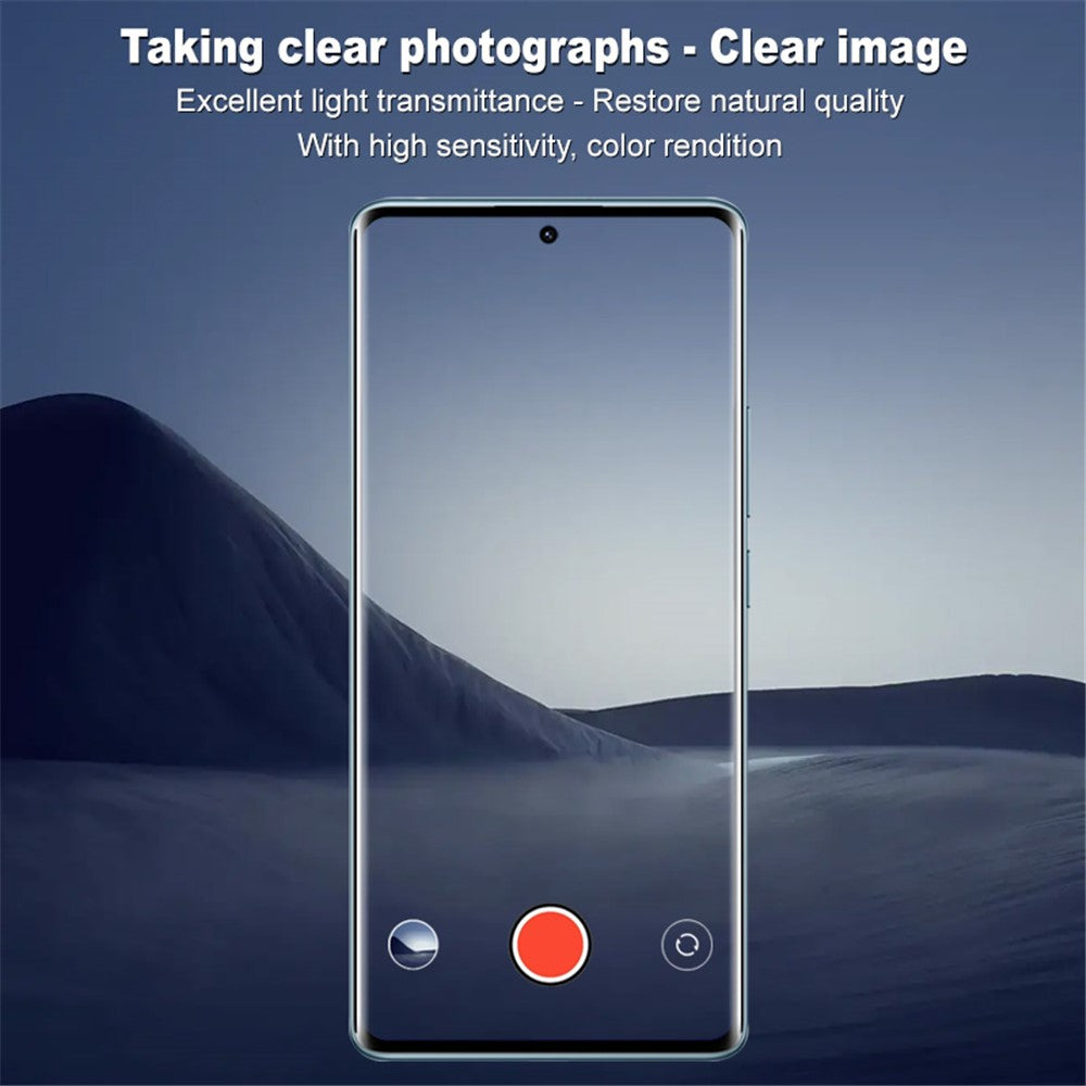 Tempered Glass Camera Lens Protector + Acrylic Lens Cap IMAK For Xiaomi Redmi Note 14 Pro 4G
