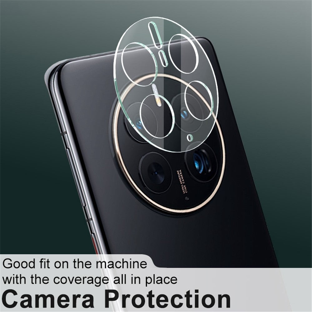 IMAK For Huawei Mate 50 Pro 4G Camera Lens Protector HD Tempered Glass Camera Lens Film + Acrylic Lens Cap