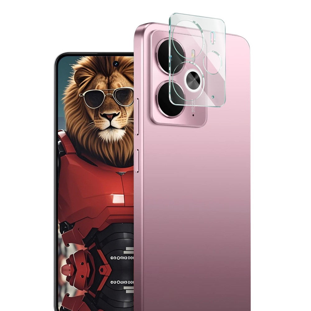 Tempered Glass Camera Lens Film+Acrylic Lens Cap IMAK For Realme 14 5G