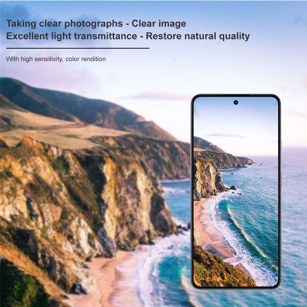 Tempered Glass Camera Lens Film+Acrylic Lens Cap IMAK For Realme 14 5G