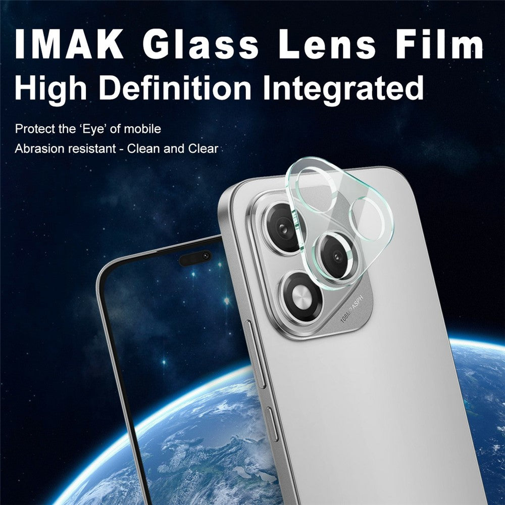 Tempered Glass HD Camera Lens Film + Acrylic Lens Cap IMAK For Honor 400 Lite 5G