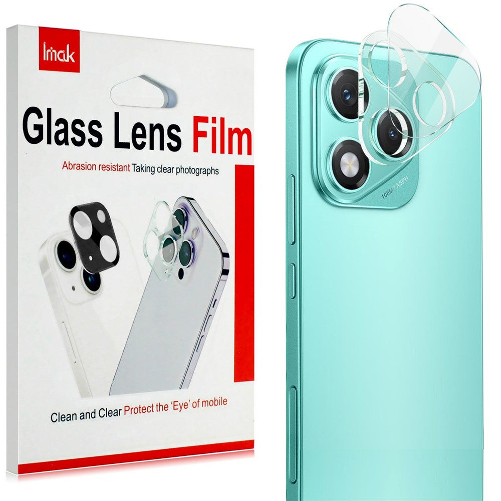 Tempered Glass HD Camera Lens Film + Acrylic Lens Cap IMAK For Honor 400 Lite 5G