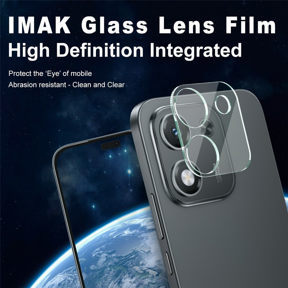 Tempered Glass HD Camera Lens Film + Acrylic Lens Cap IMAK For Honor X70i