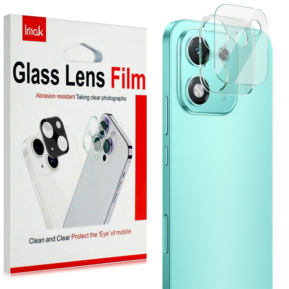 Tempered Glass HD Camera Lens Film + Acrylic Lens Cap IMAK For Honor X70i