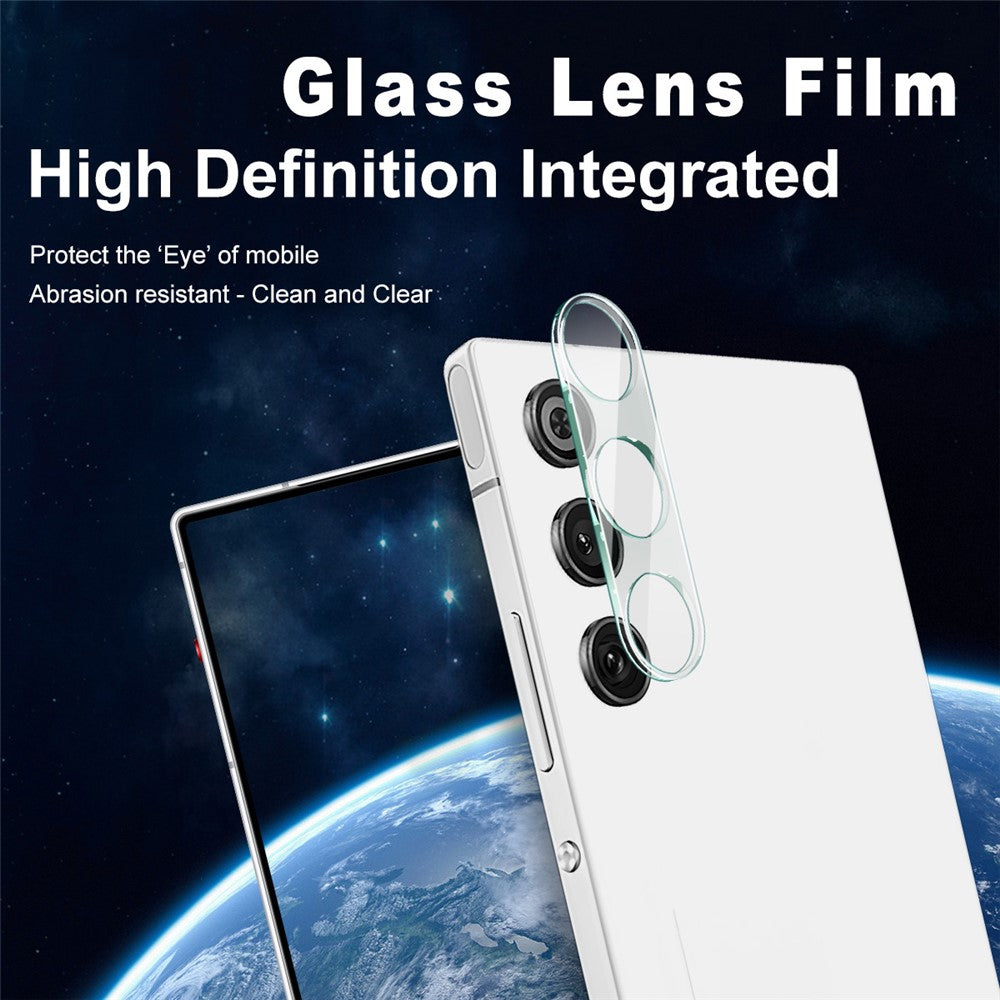 Tempered Glass Camera Lens Film+Acrylic Lens Cap IMAK For ZTE nubia Redmagic 10 Air 5G