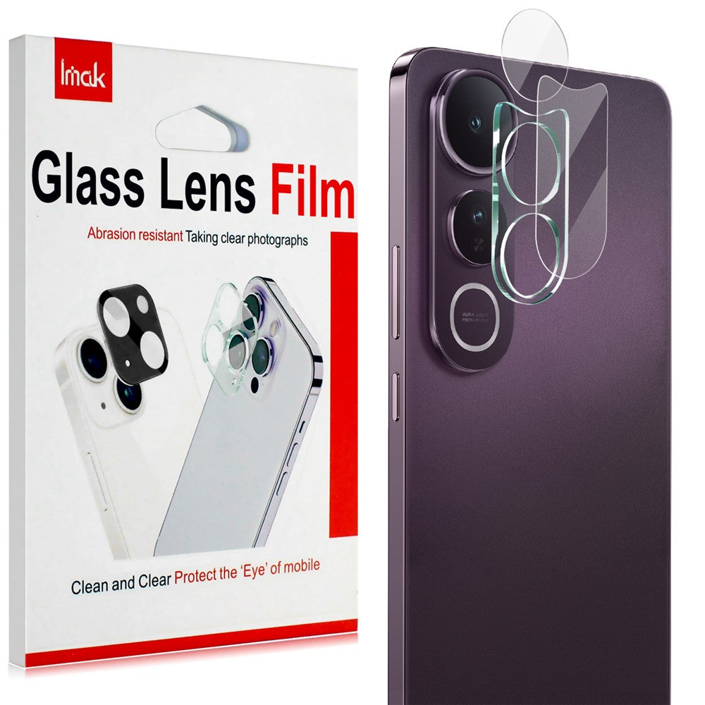 Tempered Glass Camera Lens Film+Acrylic Lens Cap IMAK For vivo V50 Lite 5G
