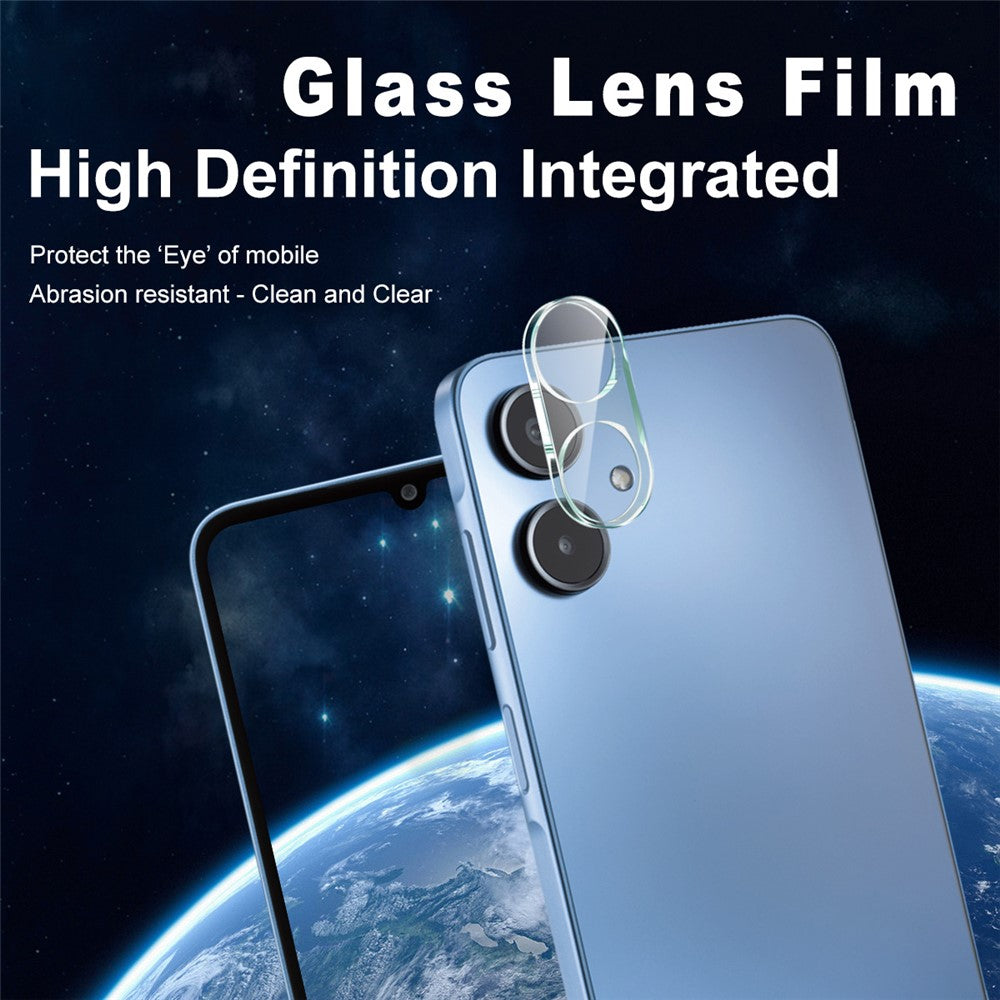 IMAK For Samsung Galaxy A25 5G (Global) (161.0mm) Tempered Glass Camera Lens Protector + Acrylic Lens Cap