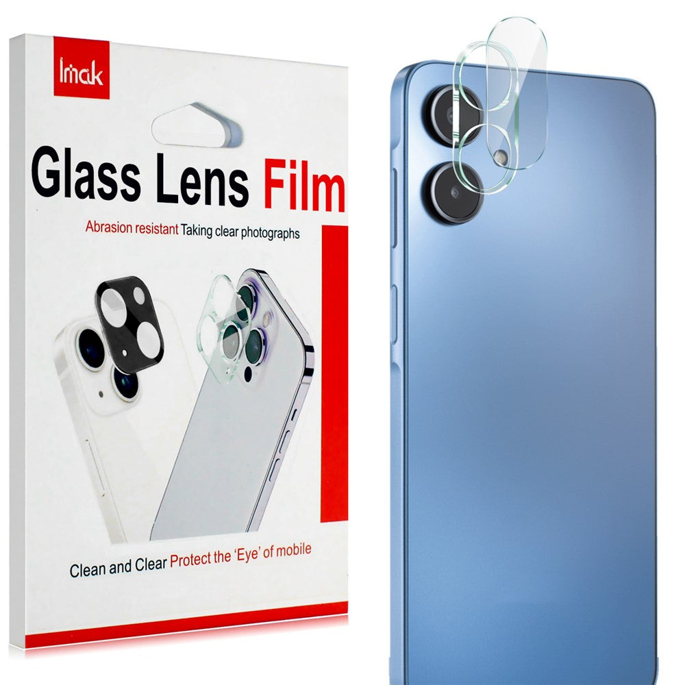 IMAK For Samsung Galaxy A25 5G (Global) (161.0mm) Tempered Glass Camera Lens Protector + Acrylic Lens Cap