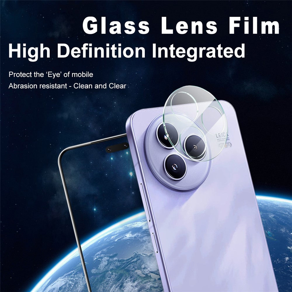 IMAK For Xiaomi Civi 5 Pro 5G Tempered Glass Camera Lens Protector + Acrylic Lens Cap