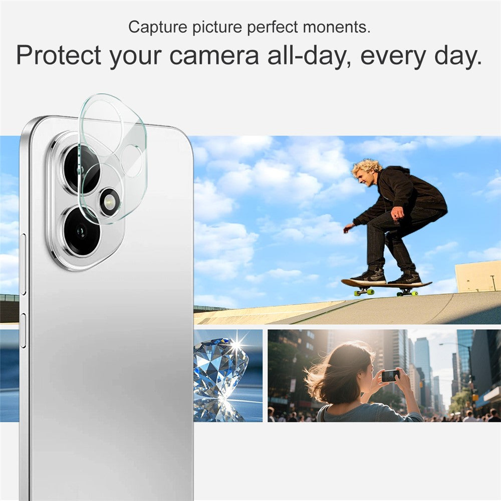 Tempered Glass HD Camera Lens Film + Acrylic Lens Cap IMAK For Honor 400 5G (Global)